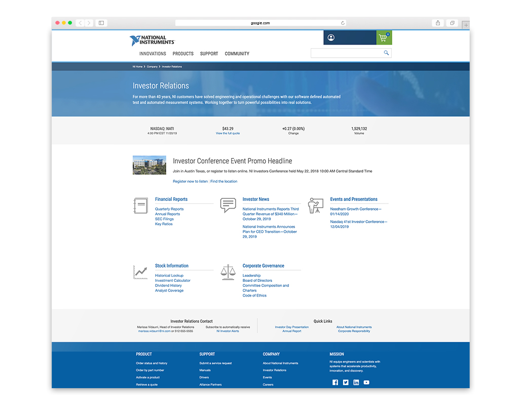 UX IR NEW Main mockup